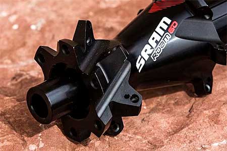 Los bujes de las ruedas SRAM Roam 60