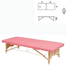 Camilla plegable madera Shiatsu Ecopostural C3111