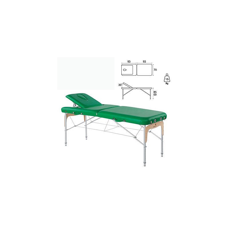 Camilla plegable mixta madera con aluminio Ecopostural C3809 Camilla plegable mixta madera con aluminio Ecopostural C3809