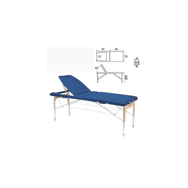 Camilla plegable mixta madera con aluminio Ecopostural C3314 Camilla plegable mixta madera con aluminio Ecopostural C3314