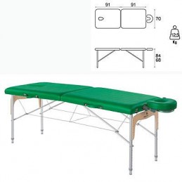 Camilla plegable mixta madera con aluminio Ecopostural C3308