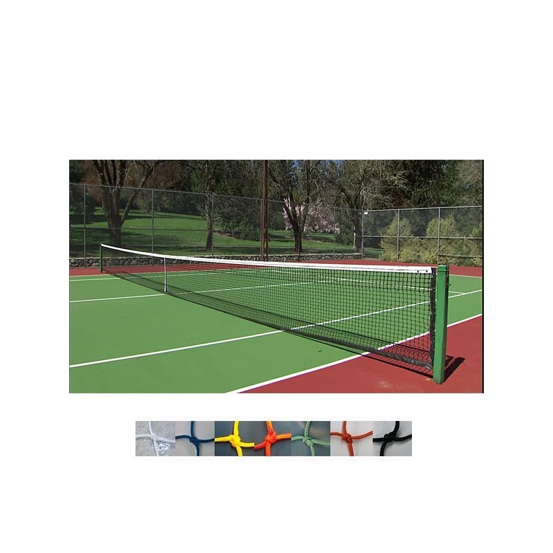 Paños de red para seguridad y protección nylon 2.4mm y malla 45x45mm, pistas tenis, padel, frontenis.