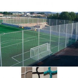 Red protección deportiva sin nudos para campos de fútbol Malla 100x100 mm hilo 4 mm
