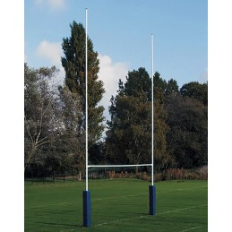 JUEGO PORTERIAS RUGBY METALICAS TUBO Ø 100