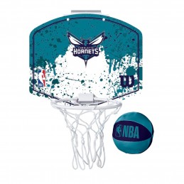 SET MINICANASTA WILSON NBA TEAM MINI HOOP HORNETS