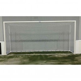 JUEGO PORTERÍAS FÚTBOL INDOOR ALUMINIO TRASLADABLES TUBO 90 MM