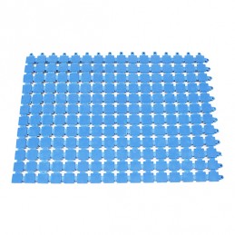 LOSETA PVC 30X40 SOFTEE AZUL 1.0