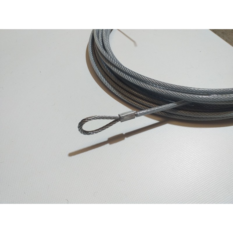 Cable de acero galvanizado y plastificado de 6mm Cable de acero galvanizado y plastificado de 6mm