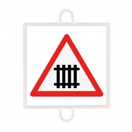 PANEL DE SEÑALIZACION TRAFICO DE PELIGRO Nº 5 (NIVEL CON BARRERAS)