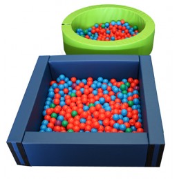 PISCINA OVALADA PLUS LLENADO PELOTAS, 300 X 150 X 40 CM ALTO X 15 CM ANCHO (TRANSFORMABLE EN DOS)