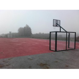 JUEGO PORTERÍAS F.SALA/BALONMANO - CANASTA BASKET VERDE