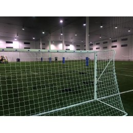 JGO PORTERÍAS FÚTBOL 11 METÁLICAS FIJAS TUBO 100 MM REGLAMENTARIAS