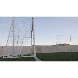 JGO PORTERÍAS FÚTBOL 11 METÁLICAS TRASLADABLES TUBO 100 MM REGLAMENTARIAS