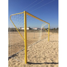 JUEGO PORTERÍAS FÚTBOL-PLAYA METALICAS 100 MM