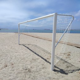 JUEGO PORTERÍAS FÚTBOL-PLAYA ALUMINIO 90 MM