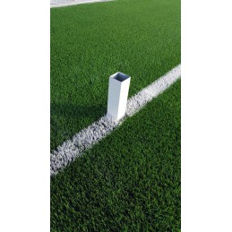 JUEGO PORTERÍAS ALUMINIO FÚTBOL 7  120X100 MM FIJAS