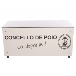 Mesa anotadores completa fenolico 8 mm blanco