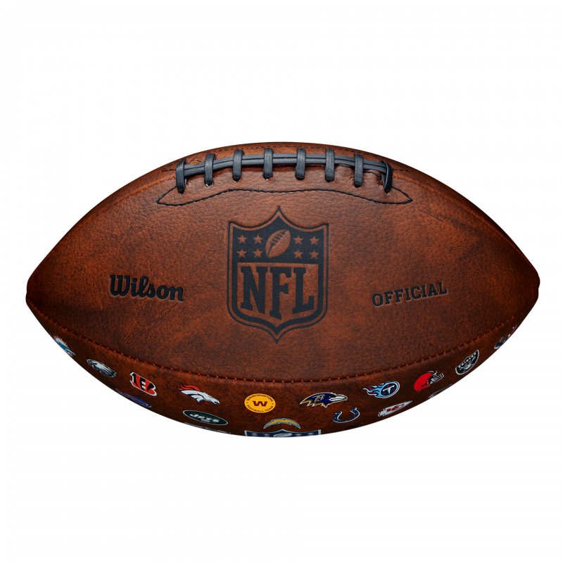 BALON FUTBOL AMERICANO WILSON NFL OFF THROWBACK 32 TEAM