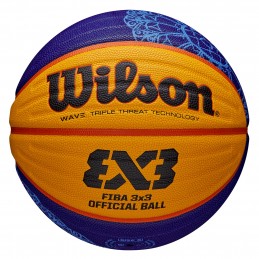 Balon baloncesto wilson fiba 3x3 replica paris 2024