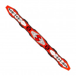 PROTECTOR SOFTEE PADEL ROMBOS ROJO 3T