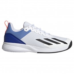 Zapatillas adidas courtflash speed blanco/azul hq8481