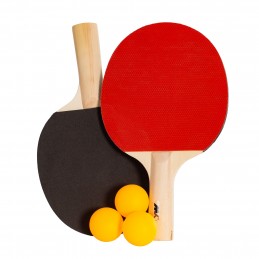 Juego raquetas de tenis de mesa con 3 pelotas softee venus