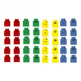 SET 5 PETOS SOFTEE NUMERADOS del 16 al 20