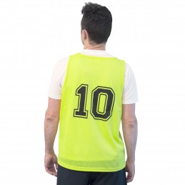 Set 5 petos softee numerados del 6 al 10