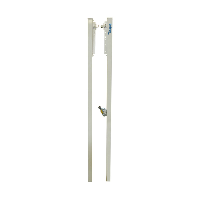 JUEGO POSTES VOLEÍBOL FIJOS DE ALUMINIO SECCION CUADRADA 80 X 80MM JUEGO POSTES VOLEÍBOL FIJOS DE ALUMINIO SECCION CUADRADA 80 X 80MM