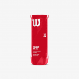 Bote 3 pelotas padel wilson "x3 ball can"