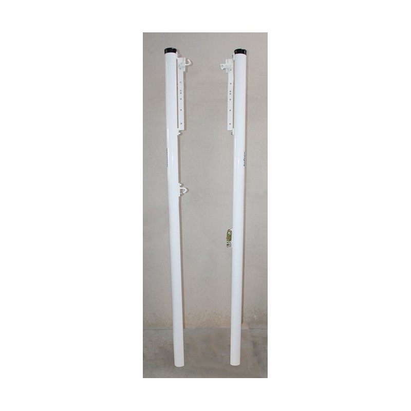 JUEGO POSTES VOLEIBOL FIJOS ALUMINIO Ø 90 MM JUEGO POSTES VOLEIBOL FIJOS ALUMINIO Ø 90 MM