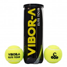 Bote 3 pelotas padel vibor-a elite tour