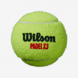 Bote 3 pelotas padel wilson "x3 ball can"