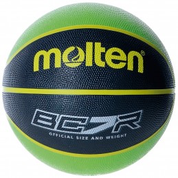 Balón molten baloncesto bcr2 talla 7 verde/negro