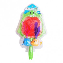 Set acuático red pesca+ 2 peces