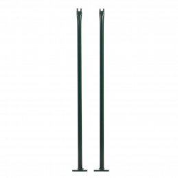 Juego 2 soportes metalicos tenis singles