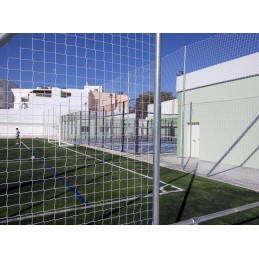 Poste metalico galvanizado 6 mts para red proteccion sin botes