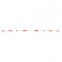 Pica para valla extensible rojo/blanco