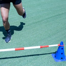 Pica para valla extensible rojo/blanco