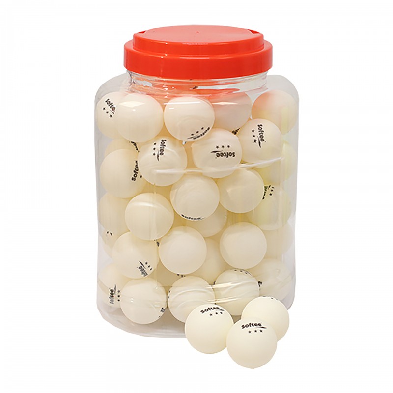 Tarro 60 pelotas tenis de mesa softee 40mm