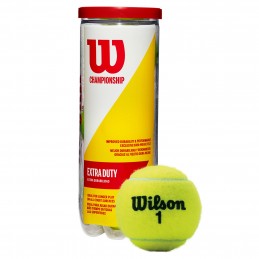 Bote 3 pelotas tenis wilson "championship xd"