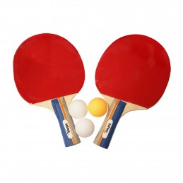 Juego raquetas de tenis de mesa con 3 pelotas softee saturn