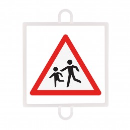 Panel de señalizacion trafico de peligro nº 8 (niños)