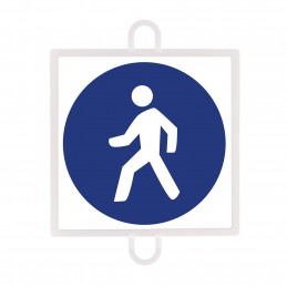 Panel de señalizacion trafico de obligacion nº 3 (peatones)