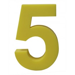 Lote 5 minitapices numeros colores variados