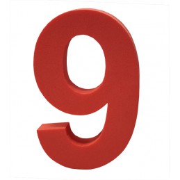 Lote 5 minitapices numeros colores variados