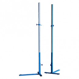 Juego saltómetro metálicos graduables 2 mt