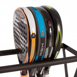 Soporte para palas de pádel