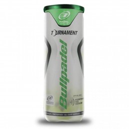 Bote 3 pelotas pádel bullpadel tournament pro