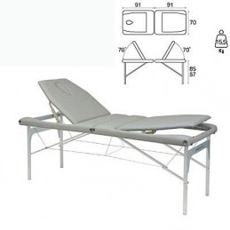 Camilla plegable aluminio masaje y terapia Ecopostural C3413